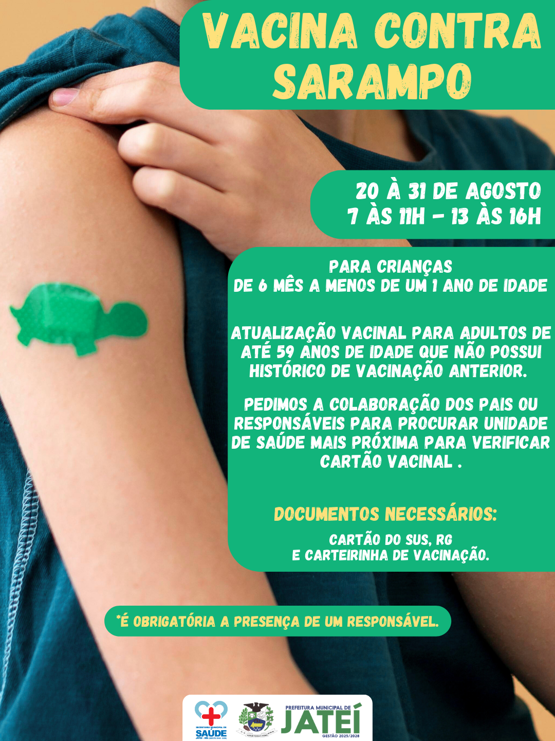 Atenção, população de Jateí!